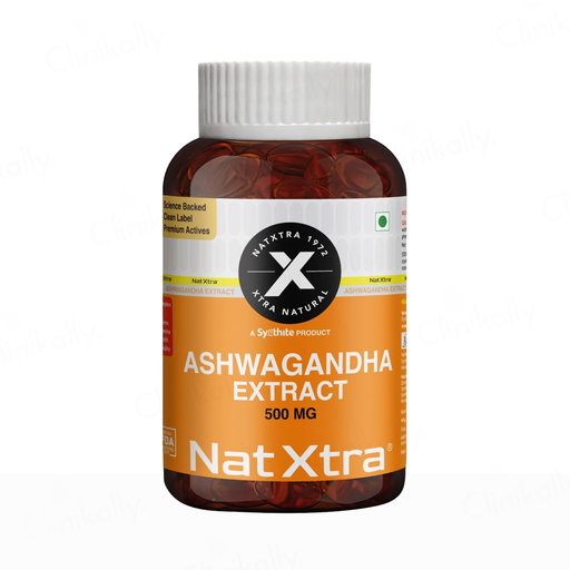 NatXtra Ashwagandha Extract 500 mg Nutraceutical Capsule